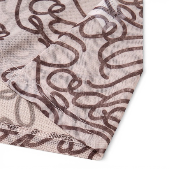 Women's Rodeo Semi Sheer Mesh Top SS - Picture 4 of 7